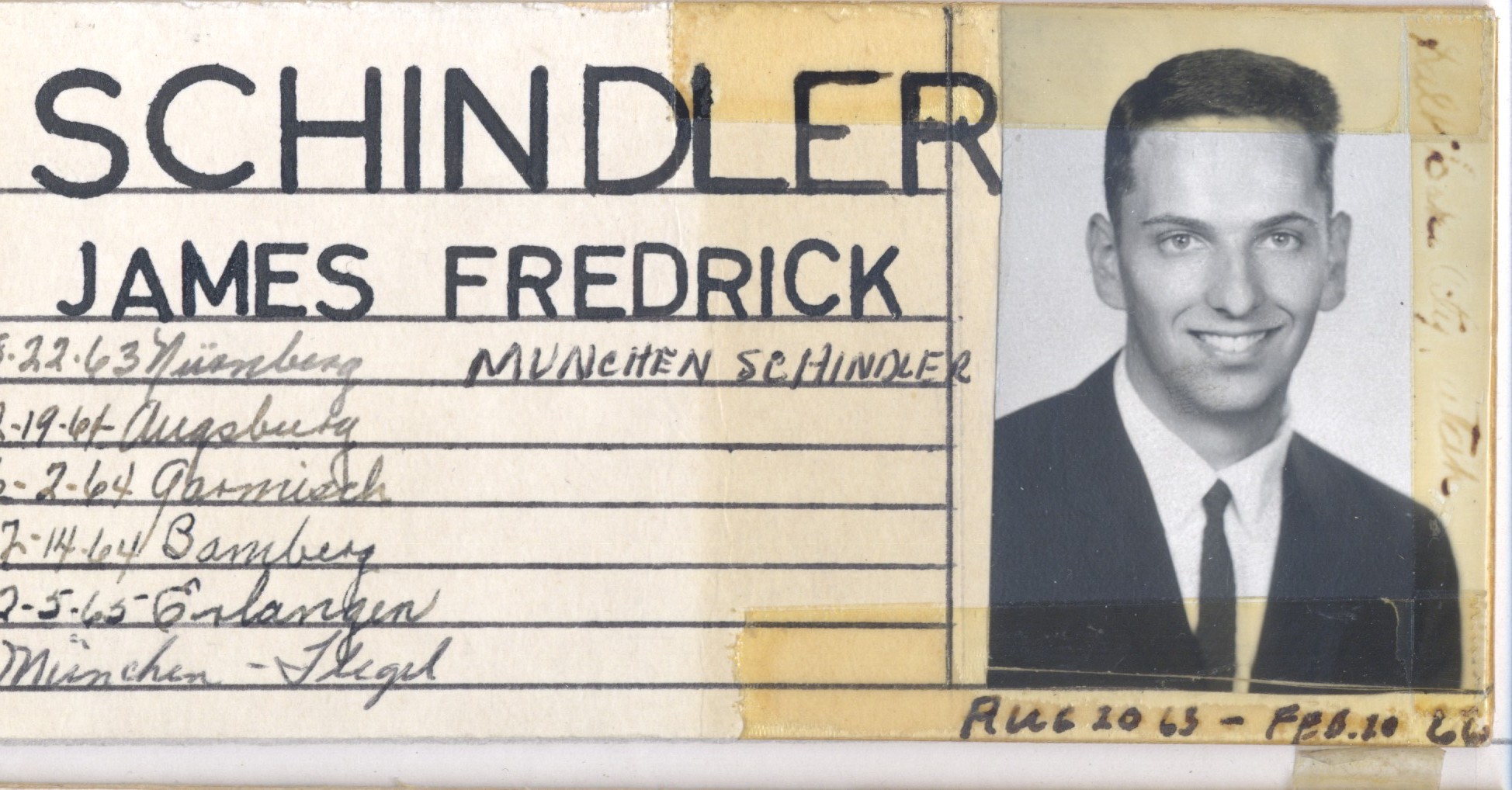 Schindler, James Fredrick